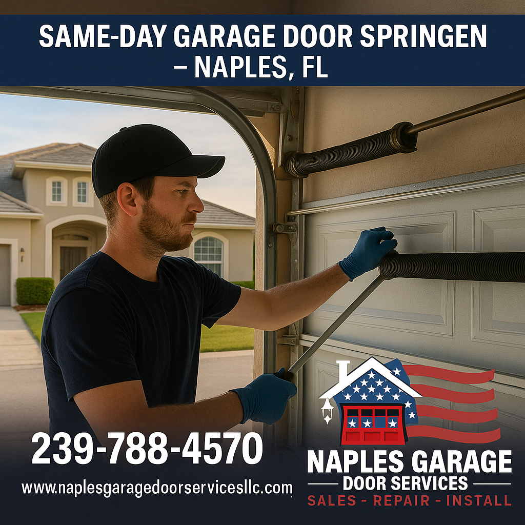 emergency garage door repair Bonita Springs