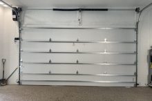 high lift garage door installation1